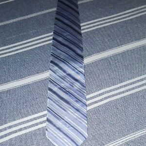Striped Gray Tie